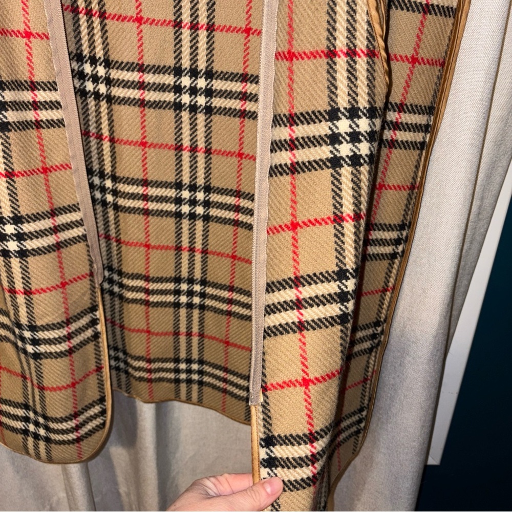 Burberrys trench coat wool liner zip in Burberry Nova check vintage - Picture 9 of 9